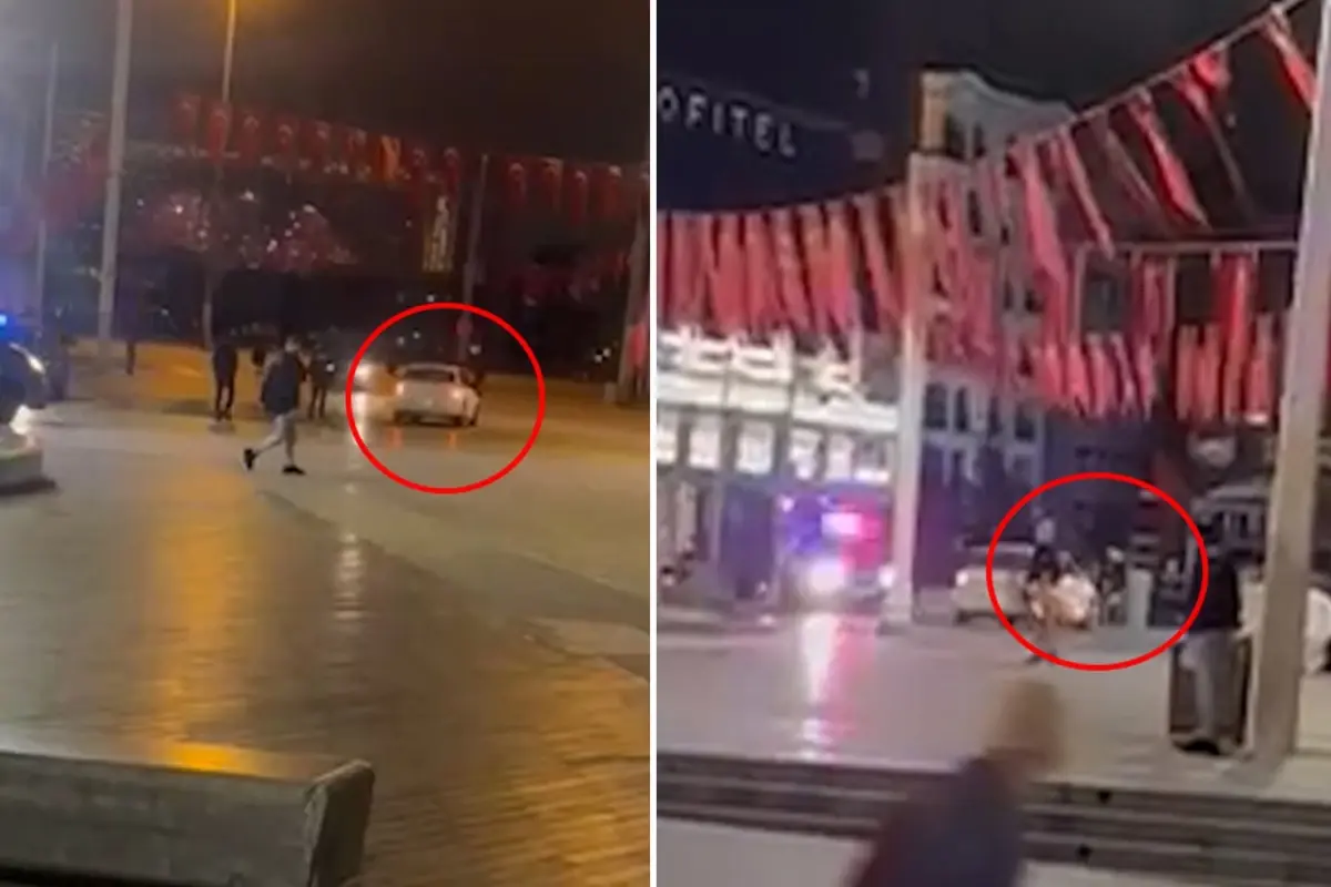 alkollu avukat polis memuruna carpip kacti o anlar kamerada kAN2R92j.jpg