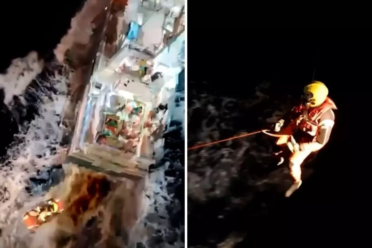 tekneleri orkalar tarafindan batirilan aile son anda kurtarildi yKdU293O.jpg