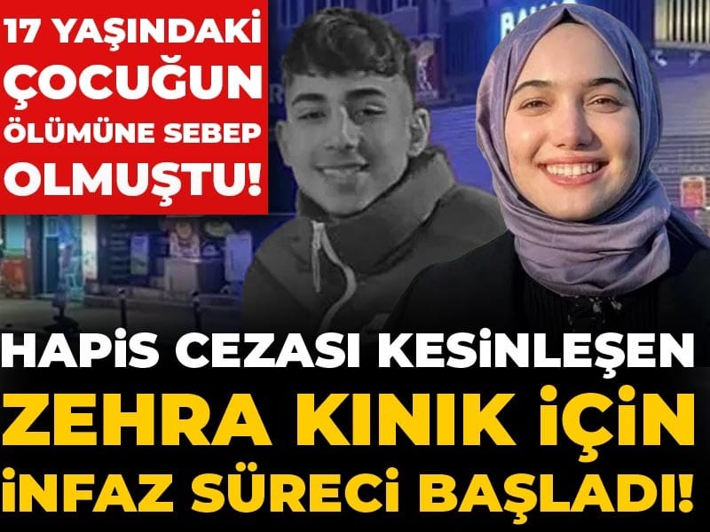 Zehra Kınık’ın Hapis Cezası Kesinleşti, İnfaz Süreci Başladı